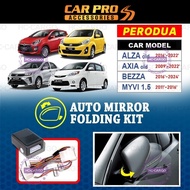 Perodua Bezza Alza Myvi Axia Auto Flip Auto Folding Side Mirror Cover PNP System