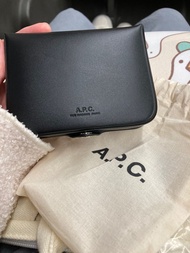 A.P.C. APC josh coin purse/josh wallet in black