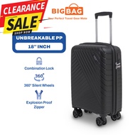 BIG BAG Glider 18" (PP) Polypropylene Luggage 18 Inch Cabin Luggage Bag Travel 18 Inch Suitcase Beg 