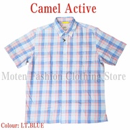 Camel Active Men's Short Sleeve Shirt Regular Fit 1751-LT.BLUE