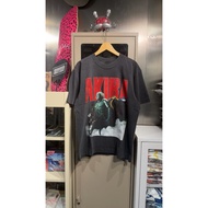 AKIRA - EXPLOSION DISSTRESSED TSHIRT SHORT SLEEVE BLACK WASHED