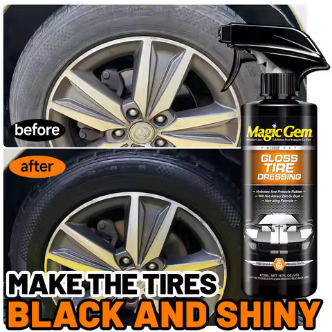 Magic Gem Car Tyre Polish Long Lasting Hydrophobic Coating Cleaner Sealing Wax Tyre Retreader GLOSS 