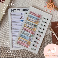 [FABBYNMOMMY] - Time Table My Choice - To Do List Board - Time Table Checklist Board