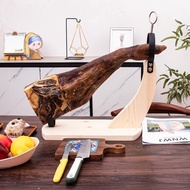 Rak Ham Iberia Sepanyol Rak Besar Pemegang Ham Stand Kayu Pejal