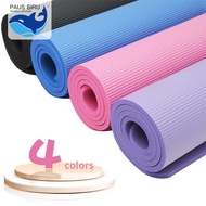 Whale biru - Whale Yoga Mat Sport & Pilates Mat Gym Mat 8mm Nbr Sports Mat