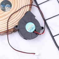 MyriadU DC 5V 12V 24V 5015 Turbo Fan Blower Extruder Radiator Diameter 5CM High Speed Cooling Centri