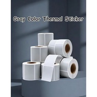 Gray Color Thermal barcode Sticker Paper For Xprinter Thermal Printer Waybill Sticker Marklife Phome
