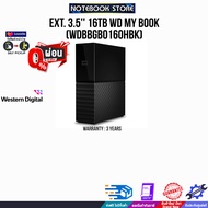 [ผ่อน 0% 10 ด.]EXT. 3.5'' 16TB WD MY BOOK WDBBGB0160HBK/ประกัน 3 Years