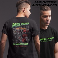 Diesel power modified autowear premium t-shirt turbo innova fortuner diesel t-shirt diesel war diese