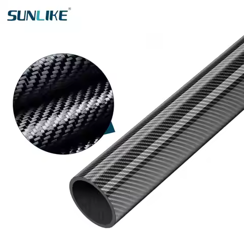 3 PCS Length 330MM Carbon Fiber Tube Pipe 33CM Diameter 4mm 5mm 6mm 7mm 8mm 9mm For RC Model Airplan