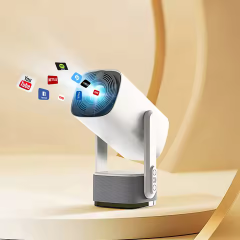 Yinzam K2/k2n Potable Projector Auto Focus Keystone Native 1080P Support 4K Home Cinema Projector Bl