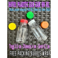 (Contents 100 Pcs) Zam Zam Plastic Bottles 60ml BUBBLE WRAP PACKING