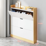 LONTAI ตู้เก็บรองเท้า 100*24*115cm ติดตั้งง่าย เก็บของอเนกประสงค์ ฝุ่น กันน้ำ Shoe Cabinet