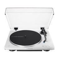 Audio-Technica AT-LP70XBT鐵三角藍牙無線全自動黑膠唱盤/ 白銀色