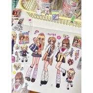 Y2K deco phone case laptop etc Glitter Japanese Gyaru – Cute Gal Doll Princess Aesthetic Sticker Scr