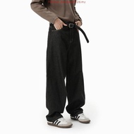 Wide Raw Denim Pants by Money Alter / Denim Trousers / Unisex Trousers