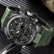 LICARR New G Style Mens Military Analog Sports Watch LED Digital Quartz Dual Display Watch Waterproo