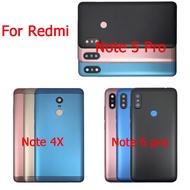 New Back Battery Cover For Xiaomi Redmi Note 4X 5 6 Note5 Note6 Pro Battery Door Housing With Side Button