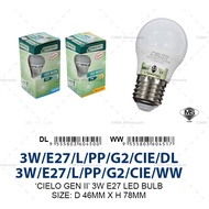 Cielo 3W LED Bulb E27/E14 (Daylight/Warmwhite)