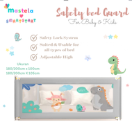 MASTELA Baby Bed Rail Safety Guard Bed Guard Rail Fence Pagar Pembatas Pengaman Pagar Kasur Bayi