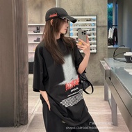 1:1！Original Standard Real Shot B 26ss Guangzhu Gothic Character Burst Print Short Sleeve OS Loose A
