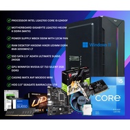 NEW lIMITED PC DESKTOP i5 12400F PC GAMING PC OFFICE - READY STOCK