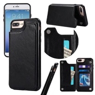 For Apple iPhone 7PLUS/ 8PLUS Case Premium Business Luxury Design Genuine Wallet Phone Cover Case