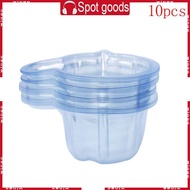 WIN 10Pcs 40ml Disposable Plastic Clear Dipstick  Test Urine Cup Container