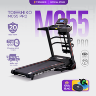 Máy chạy bộ đa năng tại nhà Toshiko MC55 Pro chức năng nâng dốc tự động tới 26cm theo nhu cầu kèm th