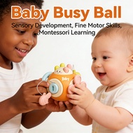 6in1 Infants Sensory Montessori Grabbing Toys Players 12 Months 6 Months Cube Toys Balls Rotating He