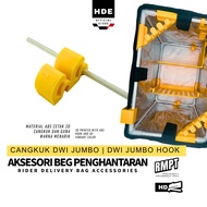 RMPT DWI JUMBO HOOK | Cangkuk Beg Penghantaran | Aksesori Beg Rider