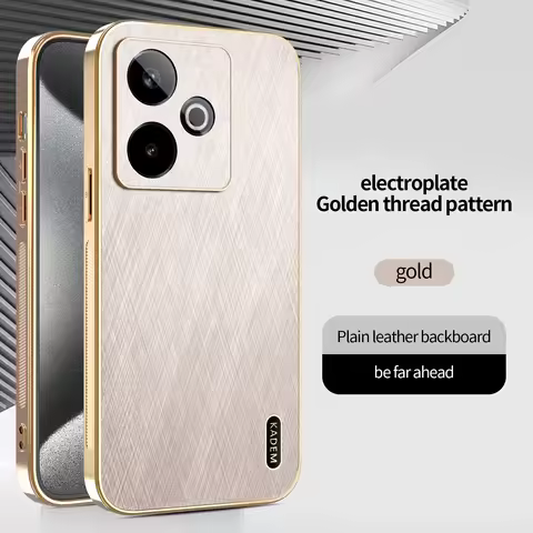 For Realme GT 7/GT 7T/GT7 PRO Case New Business Magnetic Electroplating Plain Anti-fall Cover For Re