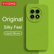 For OnePlus13 Case YIYONG Silky Feel Liquid Silicone Soft Cover For OnePlus 13 13R One Plus 12 12R 1