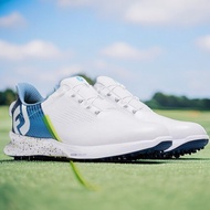 รองเท้ากอล์ฟ ผู้ชาย FOOTJOY Fuel 2024 Japan Limited Extra Wide BOA Waterproof 55432 White Blue GRN