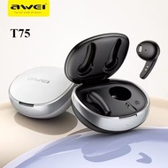 AWEI T75 TRUE WIRELESS SPORT EARBUDS WITH CHARGING CASE TWS