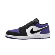 Ready stock AJ1 AIR1 low track purple retro basketball shoes snekaers men I2U9*--*