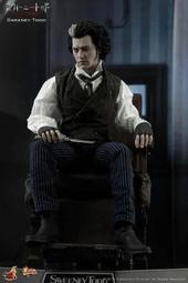 (特惠出清)未拆用!hot toys 瘋狂理髮師Sweeney 陶德 Todd 神鬼奇航 (強尼戴普)可動人偶