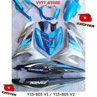 EXCITER 🇻🇳 Y15 V1 V2 COVERSET MX KING CYAN COVER DADA CYAN BLUE STANDARD COVERSET SILVER MX KING BLU