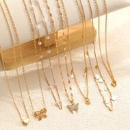 7pcs Elegant Vintage Multilayer Pendant Necklace Set, Includes Heart, Butterfly, Star, Circle, Tasse