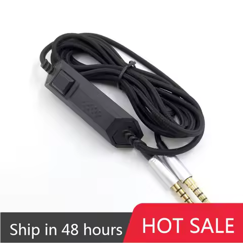 Replacement Audio Cable For Logitech Astro A10 A40 Fits Many Headphones Microphone Volume Control 6.
