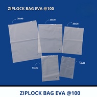 Ziplock Bag Eva 14x20 17x25 20x28 25x30 30x40 @10 Pcs