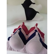 (Ready stock)38B-44B Women Cotton Bra 611 Ladies Cotton bra B cup/Baju dalam wanita wireless Cotton