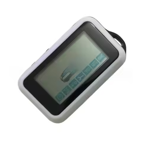 Car Alarms Keychain E90 LCD Remote Key Chain Control For Russian Starline E90 E96 E95 Two Way Alarm 