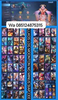 Jual akun ml murah