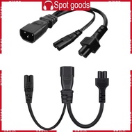 WIN Y-splitter Power Lines C14 to C5+C7 Connector Adapter Cord Power Extension Cable