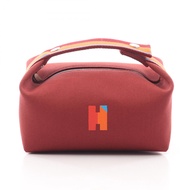 【二手】愛馬仕 HERMES 手提包 Bride-a-Brac PM H Pavillon Rouge H 帆布 Bride-a-Brac PM Rouge H