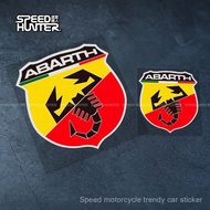 Fiat Fiat Fiat Abass Fleet Sponsor Motorcycle Reflective Sticker
