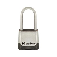 🔥ดีกว่านี้ไม่มีอีกแล้ว!! กุญแจคล้อง MASTER LOCK M176EURDLH 56 มม. สีเงิน กุญแจคล้อง PADLOCK WITH KEY OR COMBINATION OPENING SYSTEM