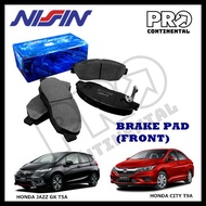 GENUINE NISSIN HONDA CITY T9A JAZZ GK T5A 2013-ON FRONT BRAKE PAD