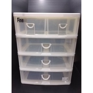4 Tier 5 Compartments Plastic Drawer Cabinet CK-555